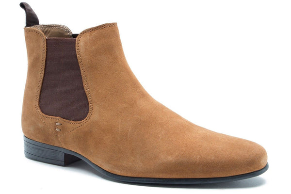 Red Tape Crick Stanway Suede Pointed Leather Mens Ankle Chelsea Boots