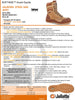 Jallatte Jalborg J0701 Hi Leg Mens Tan Brown Toe Cap Midsole Safety Work Lace Boots