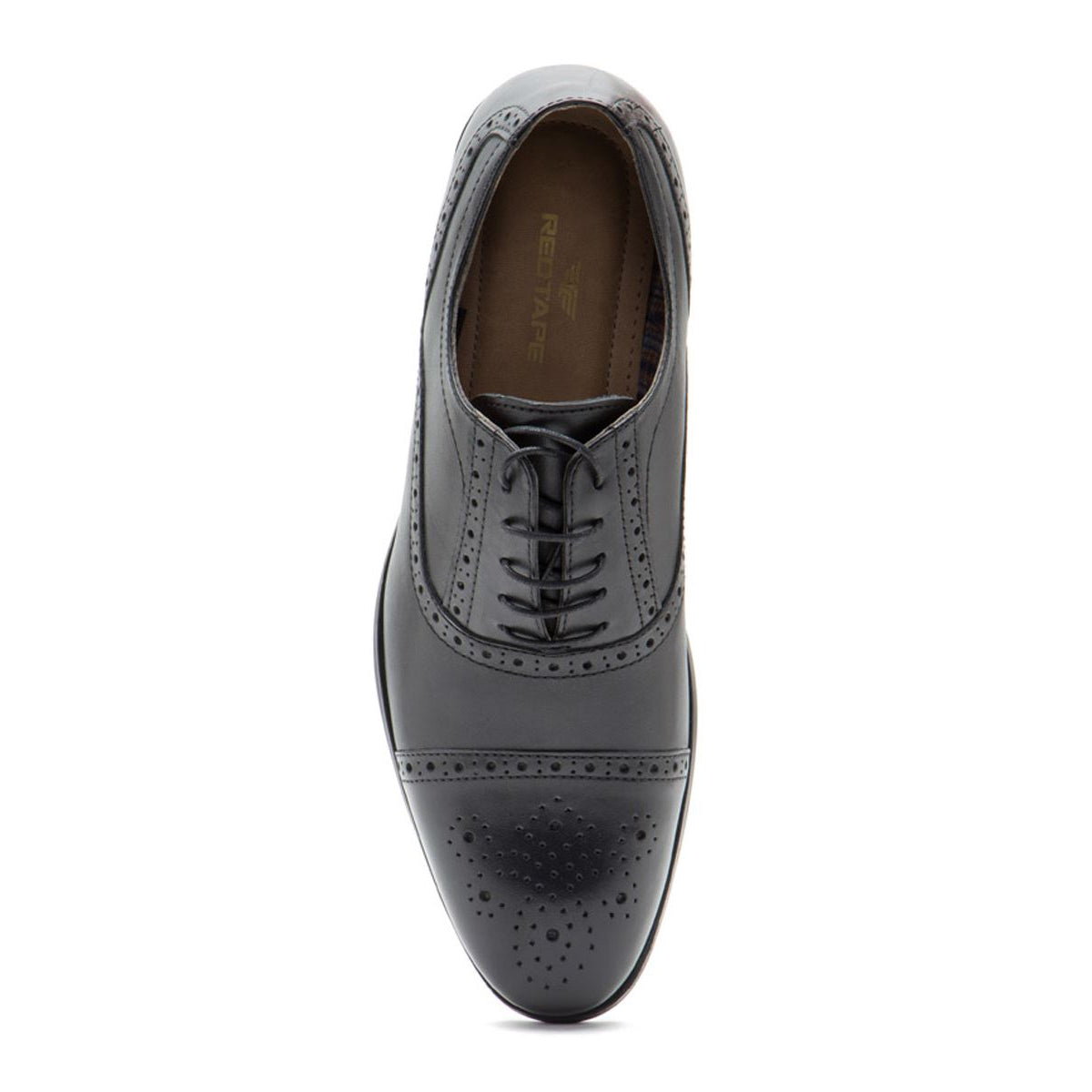 Red Tape Crick Hartwell Mens Lace Up Brogue 5 eye Leather Shoes