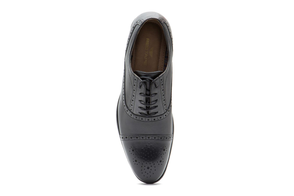 Red Tape Crick Hartwell Mens Lace Up Brogue 5 eye Leather Shoes
