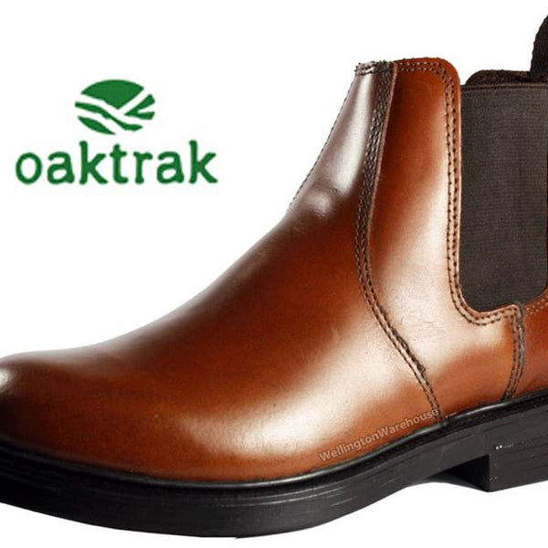 Oaktrak Kids Walton Smooth Leather Chelsea Dealer Boots