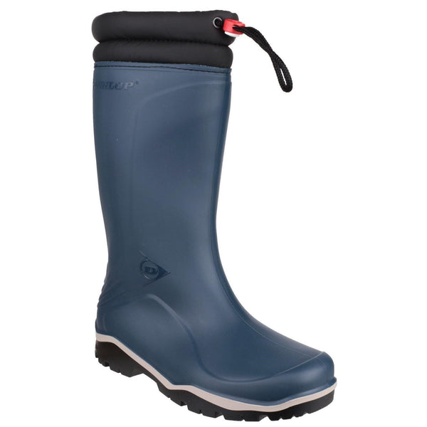 Dunlop Blizzard Warm Fleece Linned Padded Collar Wellington Boots