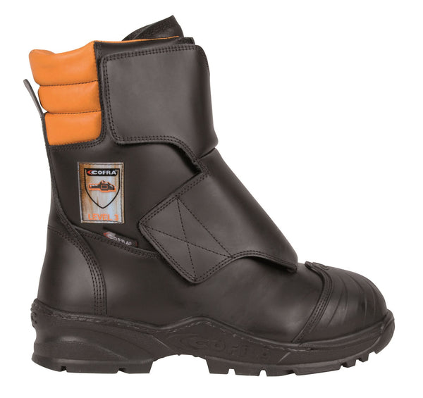 Cofra Strong Chainsaw Leather Class 3 Safety Steel Toecap Work Mens Black Boots